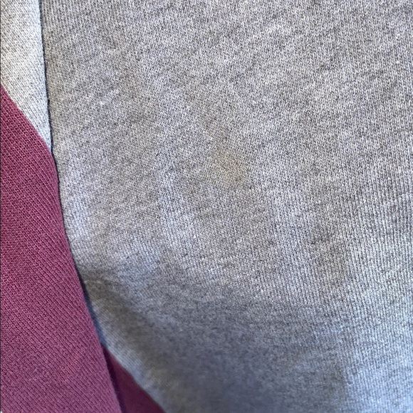 PINK VICTORIA’S SECRET sweatpants gray blue and burgundy size small boyfriend​​​ - Picture 10 of 10